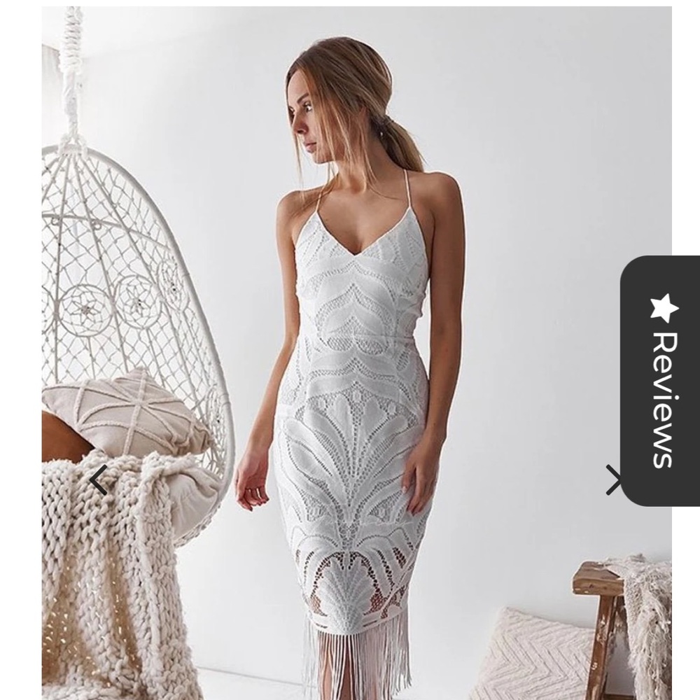 Khaleesi White Lace Dress